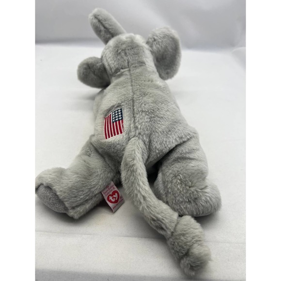 Ty Beanie Buddy "RIGHTY" the Elephant USA Exclusive‎ (13.5") No Tag - Picture 3 of 4